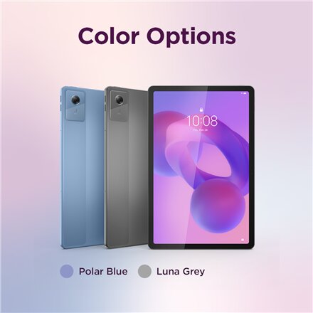 Lenovo Idea Tab Wi-Fi (w/o power adapter) , ZAFR0405SE , 11 , Luna Grey , IPS , 2560 x 1600 pixels , MediaTek , Dimensity 6300 , 8 GB , Soldered LPDDR4x , 128 GB , Wi-Fi , Front camera , 5 MP , Rear camera , 8 MP , Bluetooth , 5.2 , Android , 15 (OS upgra