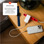 Fixed Slim 2xUSB-C Travel Charger, GaN, PD support