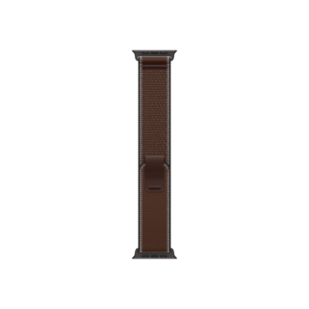 APPLE 49mm Dark Umber Trail Loop - M/L - Black Titanium Finish