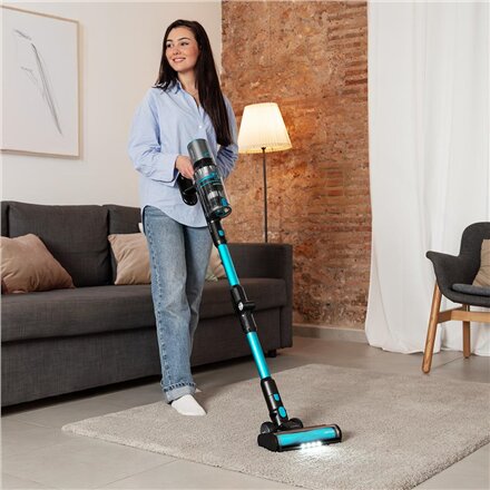 Cecotec Vacuum cleaner , Conga Rockstar 2500 Thunder Pet Flex , Corded operating , 400 W , 33.6 V , Operating time (max) 65 min , Black/Blue
