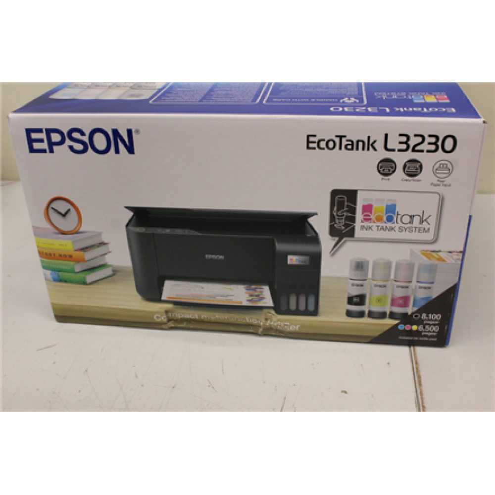 SALE OUT. , Epson Multifunctional printer , EcoTank L3230 , Inkjet , Colour , All-in-one , A4 , Black , DAMAGED PACKAGING