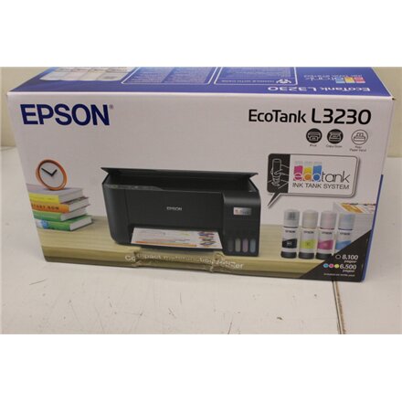 SALE OUT. , Epson Multifunctional printer , EcoTank L3230 , Inkjet , Colour , All-in-one , A4 , Black , DAMAGED PACKAGING