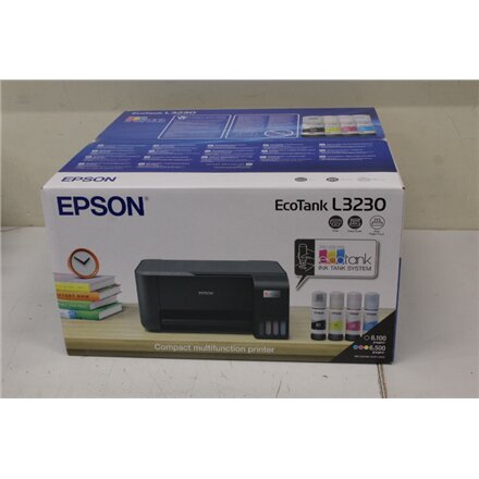 SALE OUT. , Epson Multifunctional printer , EcoTank L3230 , Inkjet , Colour , All-in-one , A4 , Black , DAMAGED PACKAGING