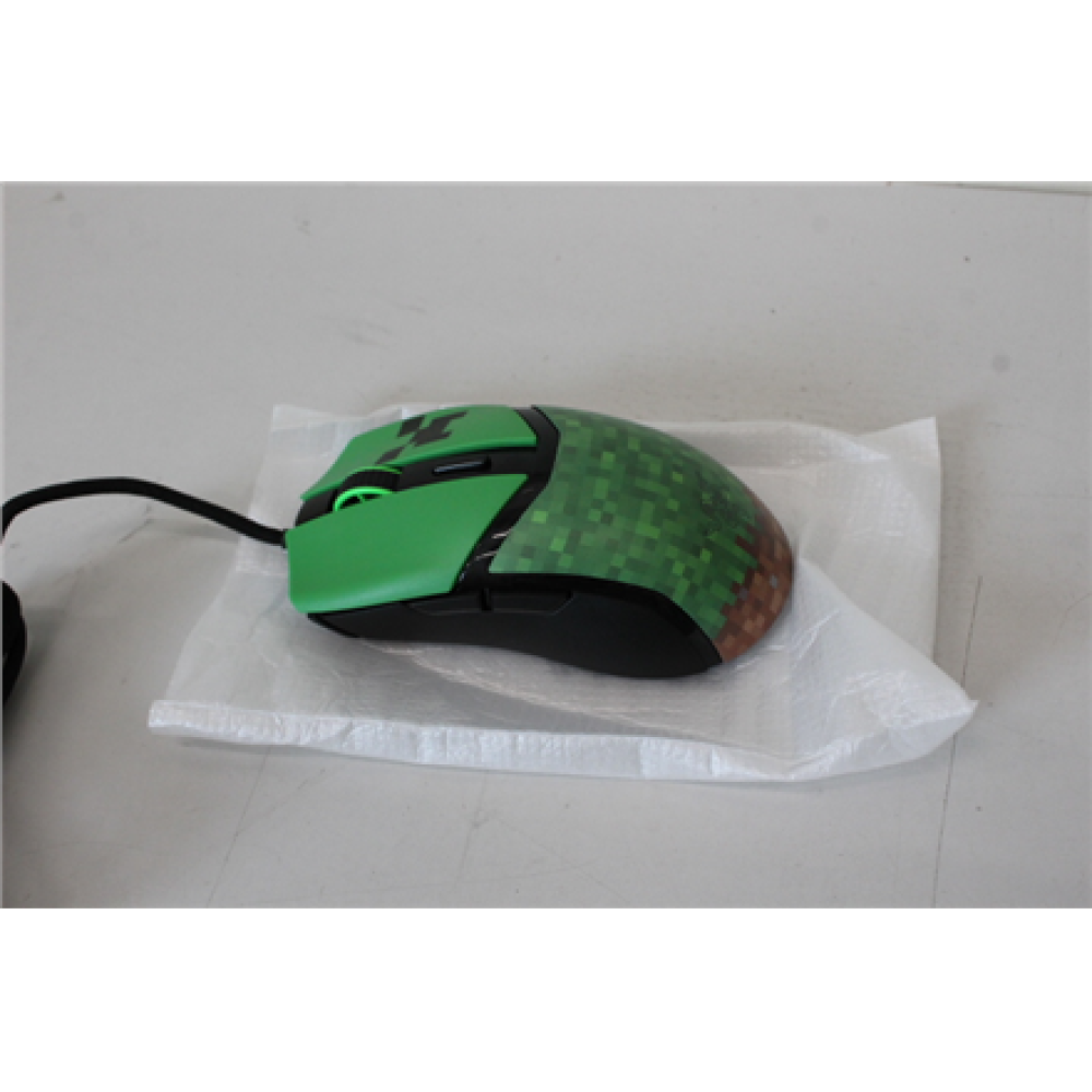 SALE OUT. Razer Cobra Gaming Mouse, Wired, Minecraft Edition , Razer Gaming Mouse , Cobra , Wired , Minecraft Edition , UNPACKED, DAMAGED PACKAGING