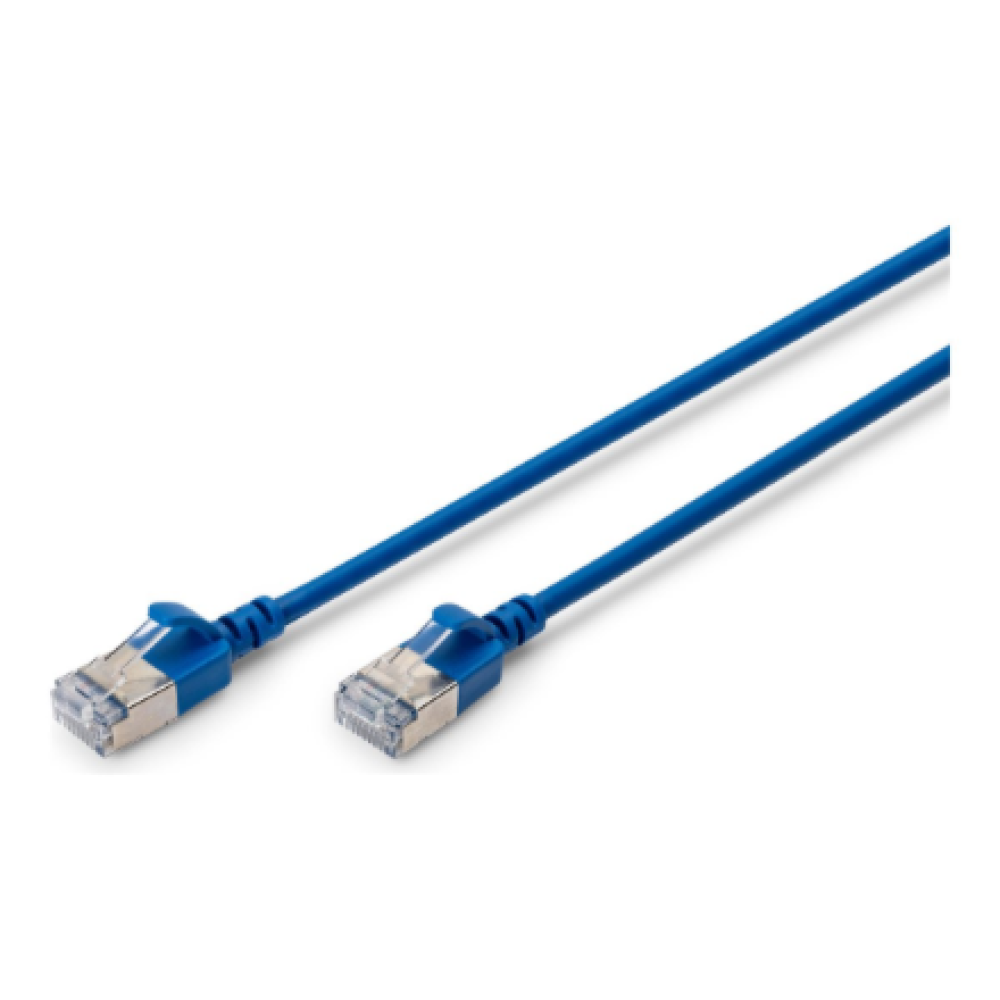 Digitus CAT 6A F-FTP Slim Patch Cable, 0.5 m , DK-1632-A-005S-B , Blue