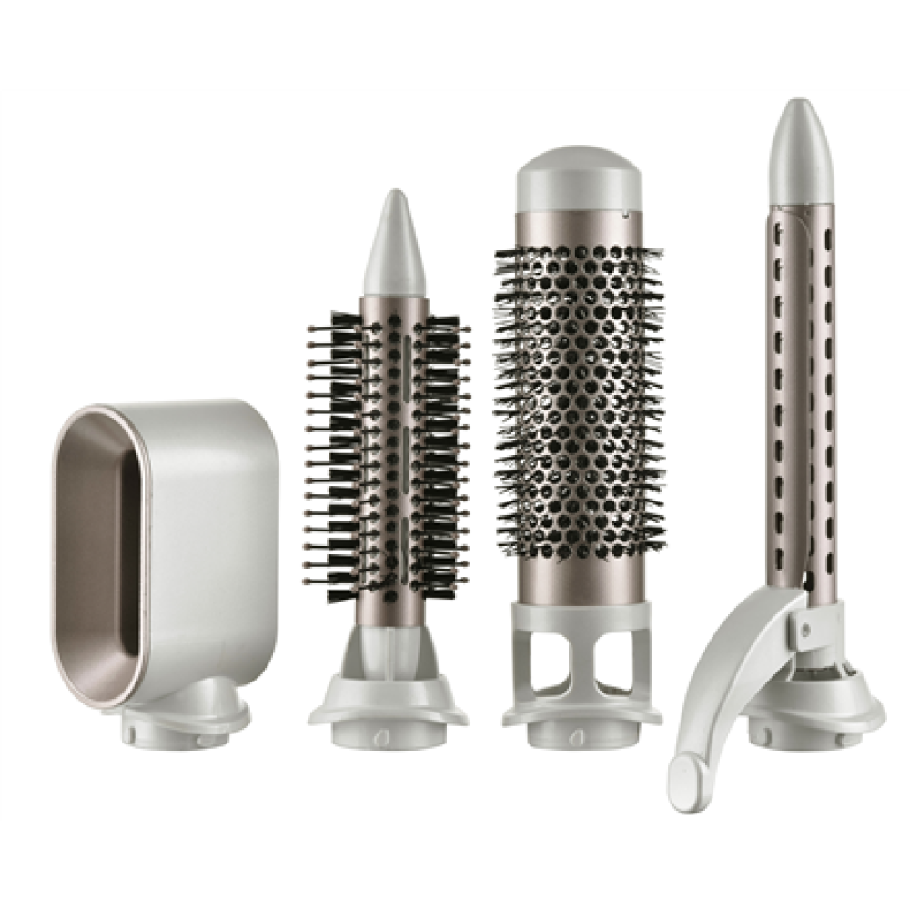 Adler 5-in-1 Curling Iron-Dryer , AD 2027 , Number of heating levels 2 , 1200 W , White/Champagne