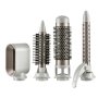 Adler 5-in-1 Curling Iron-Dryer , AD 2027 , Number of heating levels 2 , 1200 W , White/Champagne