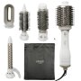 Adler 5-in-1 Curling Iron-Dryer , AD 2027 , Number of heating levels 2 , 1200 W , White/Champagne