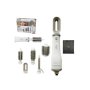 Adler 5-in-1 Curling Iron-Dryer , AD 2027 , Number of heating levels 2 , 1200 W , White/Champagne