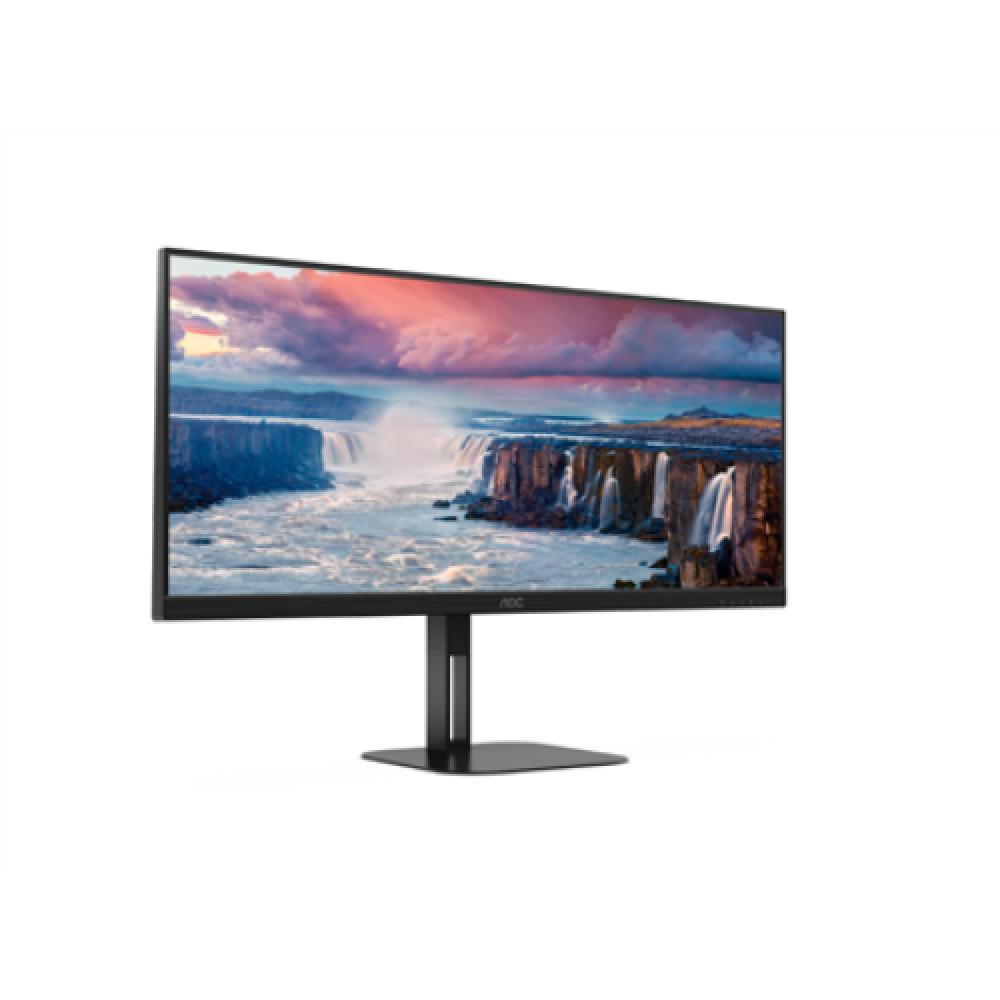 AOC Monitor U34V5C/BK 34 VA 3440 x 1440 pixels 21:9 4 ms Black 100 Hz HDMI ports quantity 1