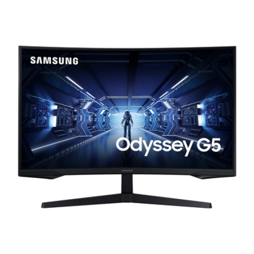 Samsung Curved Gaming Monitor LC27G55TQBUXEN 27 VA WQHD 16:9 1 ms 300 cd/m² Black 144 Hz HDMI ports quantity 1