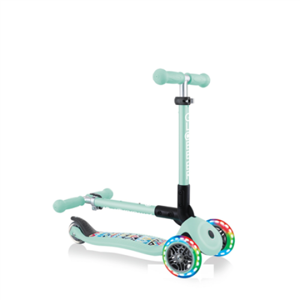 Globber , Scooter , Mint , Junior Foldable Fantasy Lights