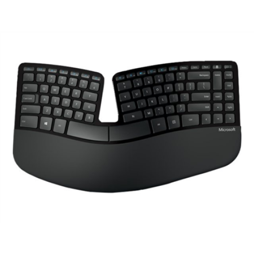 Microsoft Keyboard and mouse Sculpt Ergonomic Desktop Standard Wireless Mouse included RU USB Black Numeric keypad