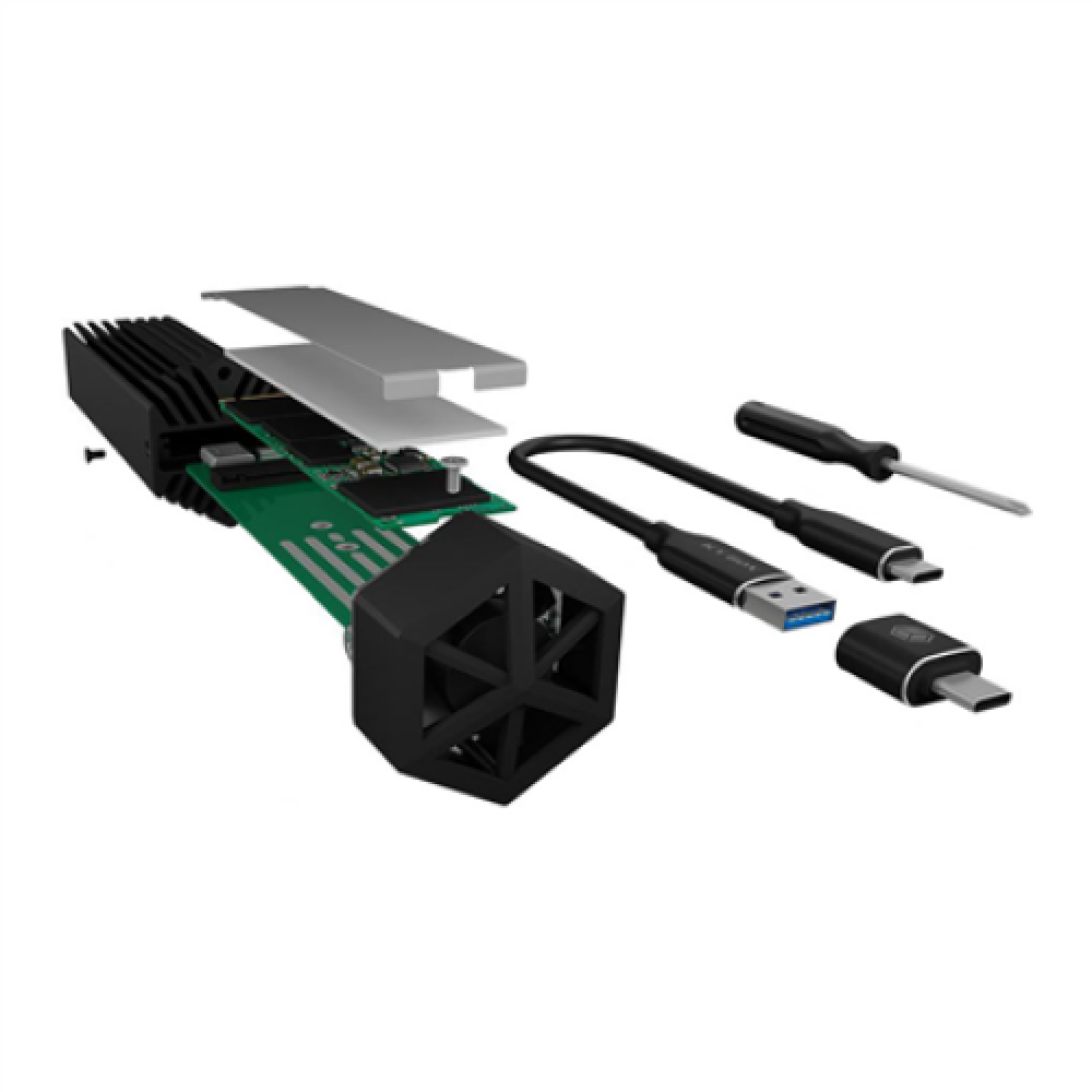 Raidsonic ICY BOX M.2 NVMe, PCIe x2, M-Key