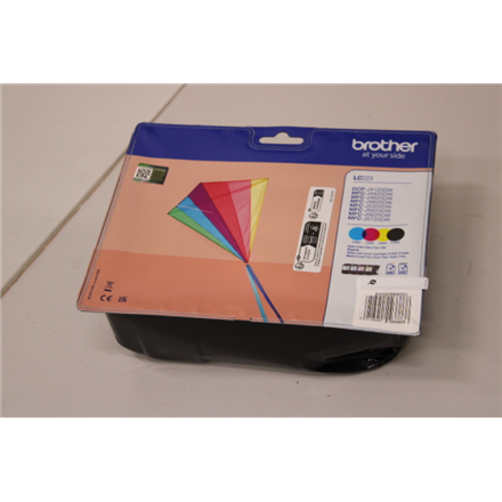 SALE OUT. Brother LC223, Multipack Value Ink Cartridge , Brother LC-223 Multipack , Ink Cartridge , Black, Cyan, Magenta, Yellow , DAMAGED PACKAGING