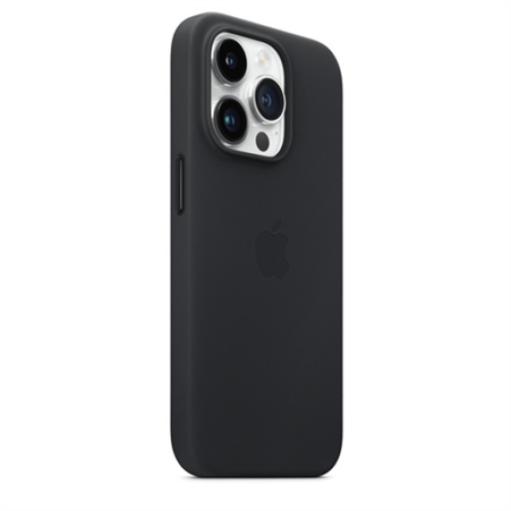 Apple 14 Pro Leather Case with MagSafe Midnight