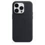 Apple 14 Pro Leather Case with MagSafe Midnight