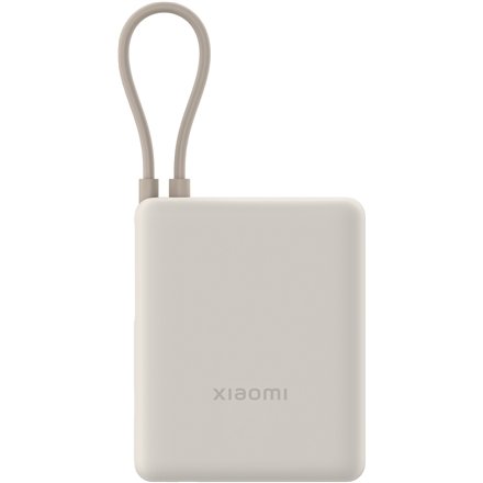 Xiaomi 33W Power Bank (Integrated Cable) , 10000 mAh , USB-C , Tan