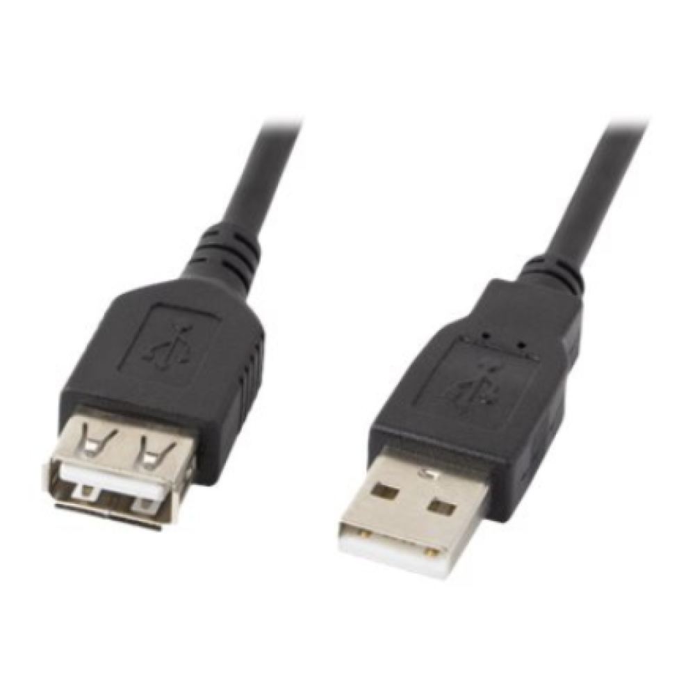 Lanberg Lanberg USB-A 2.0 Cable, 5 m , CA-USBE-10CC-0050-BK , USB Type-A to USB Type-A