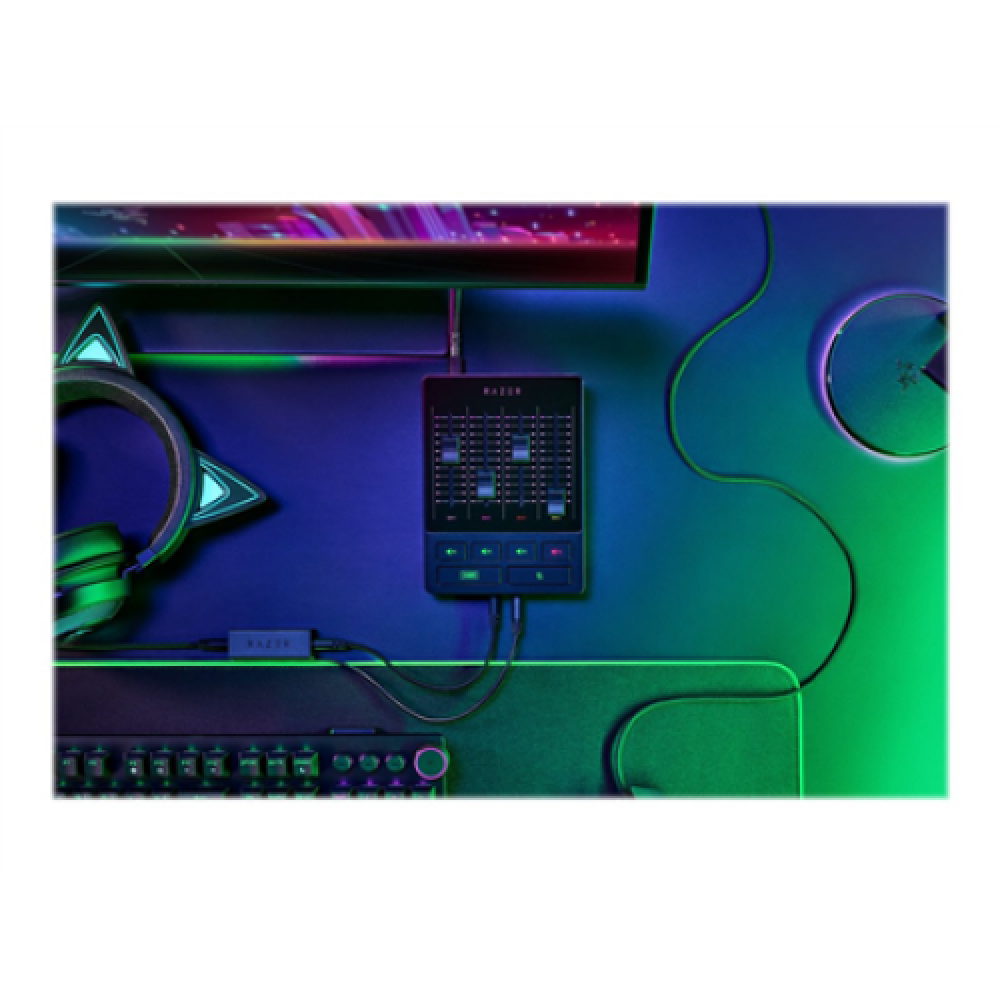 Razer Audio Mixer for Broadcasting and Streaming, Black