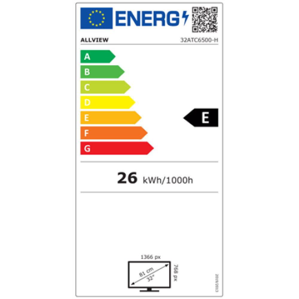 Allview 32ATC6500-H 32 (81cm) HD Ready, Frameless design