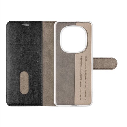 Fixed Opus , Book Case , Xiaomi , Redmi Note 15 Pro 4G , Synthetic leather , Black