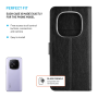 Fixed Opus , Book Case , Xiaomi , Redmi Note 15 Pro 4G , Synthetic leather , Black