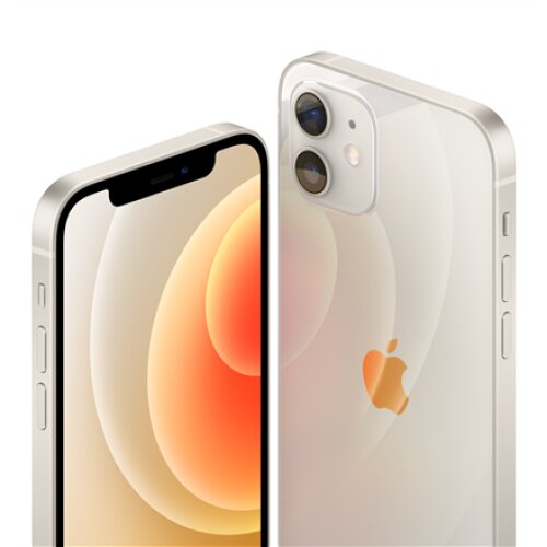 Apple , iPhone 12 , White , 6.1 , XDR OLED , 2532 x 1170 pixels , Apple , A14 Bionic , Internal RAM 4 GB , 64 GB , Single SIM , Nano-SIM and eSIM , 3G , 4G , Main camera resolution Dual 12+12 MP , Secondary camera resolution 12 MP , iOS , 14 , 2815 mAh