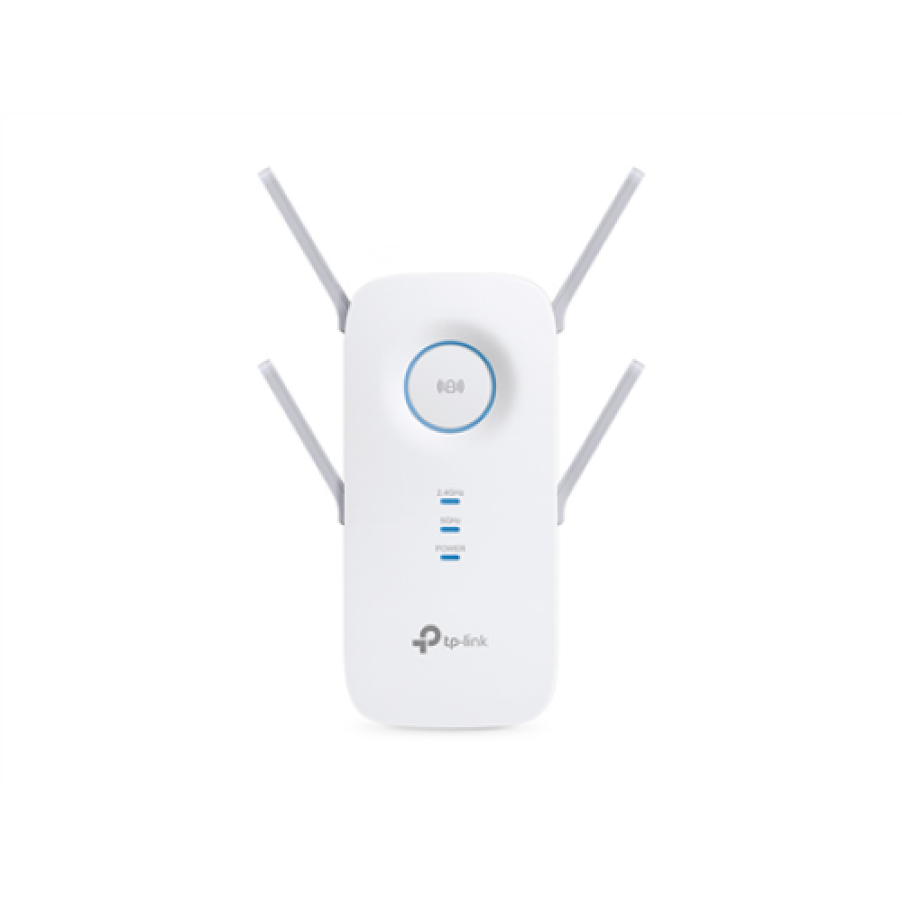 TP-LINK , AC2600 Wi-Fi Range Extender , RE650 , 802.11ac , 2.4GHz/5GHz , 800+1733 Mbit/s , 10/100/1000 Mbit/s , Ethernet LAN (RJ-45) ports 1 , MU-MiMO Yes , no PoE , Antenna type 4xExternal , No