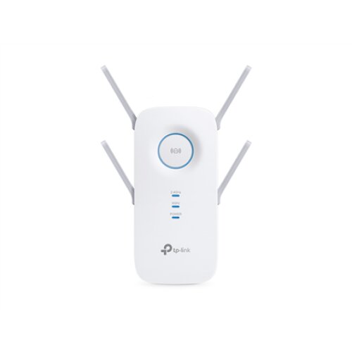 TP-LINK , AC2600 Wi-Fi Range Extender , RE650 , 802.11ac , 2.4GHz/5GHz , 800+1733 Mbit/s , 10/100/1000 Mbit/s , Ethernet LAN (RJ-45) ports 1 , MU-MiMO Yes , no PoE , Antenna type 4xExternal