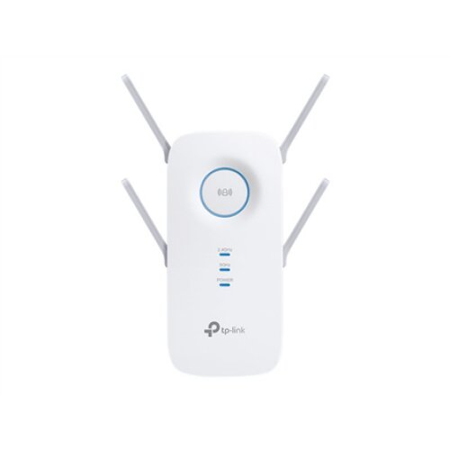 TP-LINK , AC2600 Wi-Fi Range Extender , RE650 , 802.11ac , 2.4GHz/5GHz , 800+1733 Mbit/s , 10/100/1000 Mbit/s , Ethernet LAN (RJ-45) ports 1 , MU-MiMO Yes , no PoE , Antenna type 4xExternal