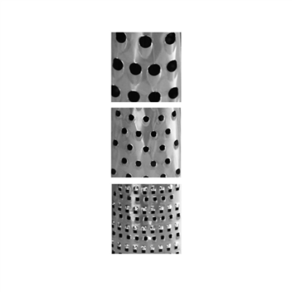 Stoneline Cheese and vegetable grater with plastic lid 15357 White/Grey