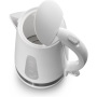 Gorenje , Kettle , K17WE , Electric , 2200 W , 1.7 L , Plastic + metal , 360° rotational base , White