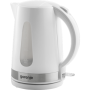 Gorenje , Kettle , K17WE , Electric , 2200 W , 1.7 L , Plastic + metal , 360° rotational base , White