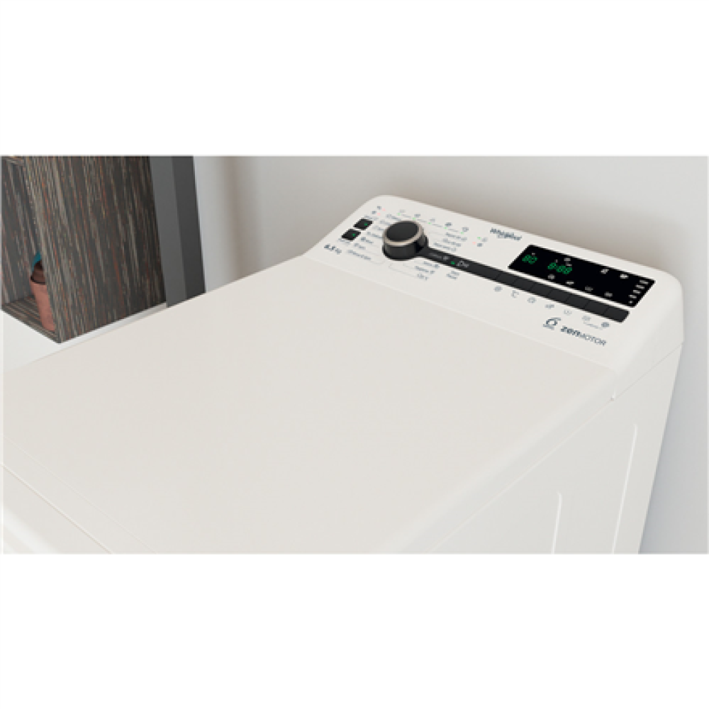 Whirlpool Washing Machine , TDLRB 65242BS EU/N , Energy efficiency class C , Top loading , Washing capacity 6.5 kg , 1200 RPM , Depth 60 cm , Width 40 cm , LED , White