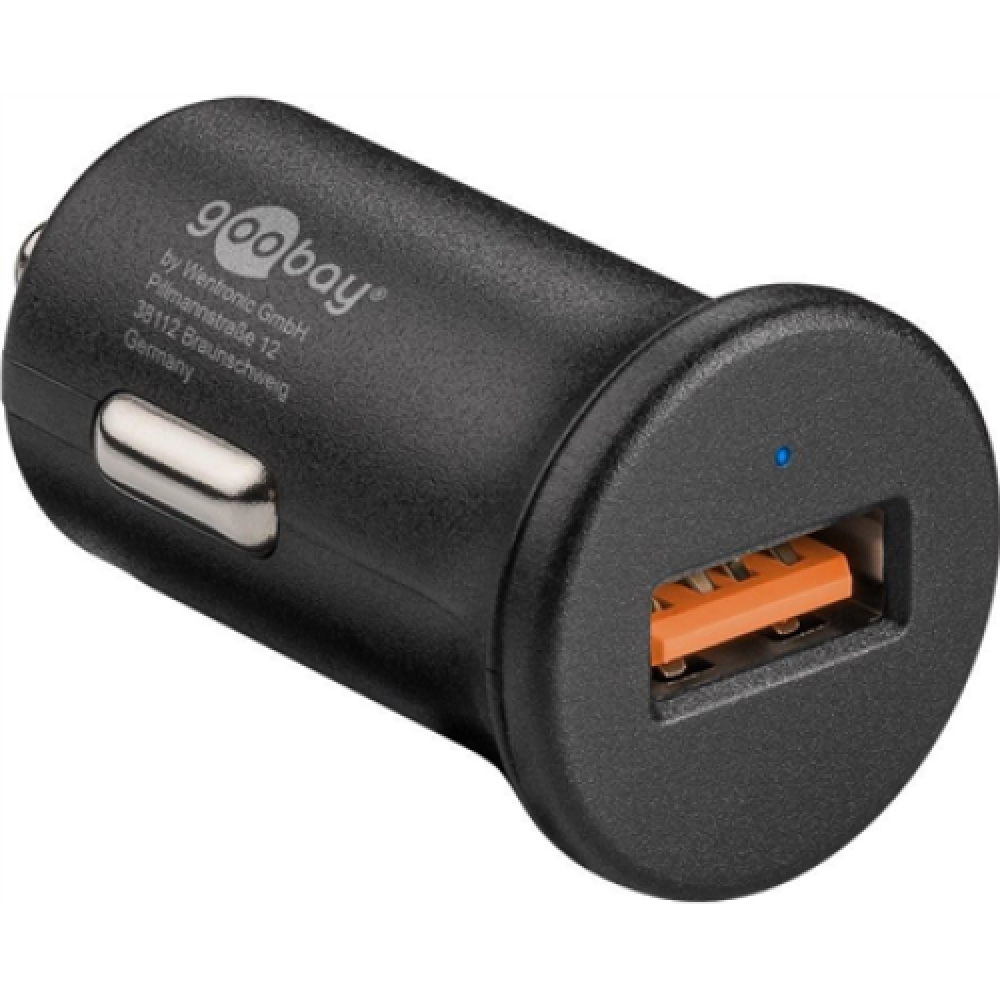 Goobay , Quick Charge QC3.0 USB car fast charger , USB 2.0 Female (Type A)