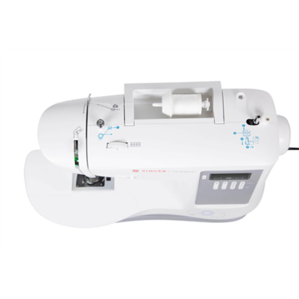 Singer Confidence Sewing Machine 7640 Number of stitches 200, Number of buttonholes 8, White