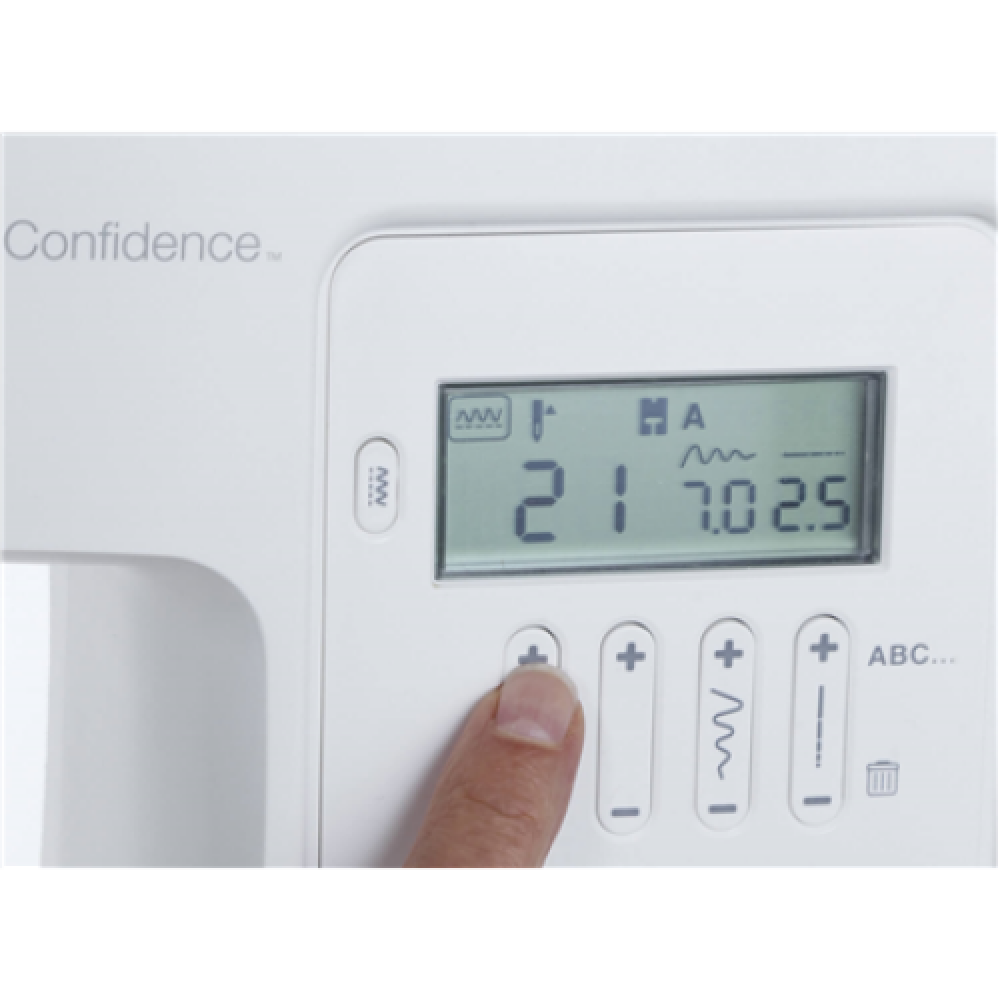 Singer Confidence Sewing Machine 7640 Number of stitches 200, Number of buttonholes 8, White