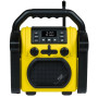 Adler , Construction radio with Bluetooth , AD 1911 , AUX in , Black/Yellow
