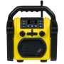 Adler , Construction radio with Bluetooth , AD 1911 , AUX in , Black/Yellow