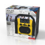 Adler , Construction radio with Bluetooth , AD 1911 , AUX in , Black/Yellow