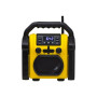 Adler , Construction radio with Bluetooth , AD 1911 , AUX in , Black/Yellow