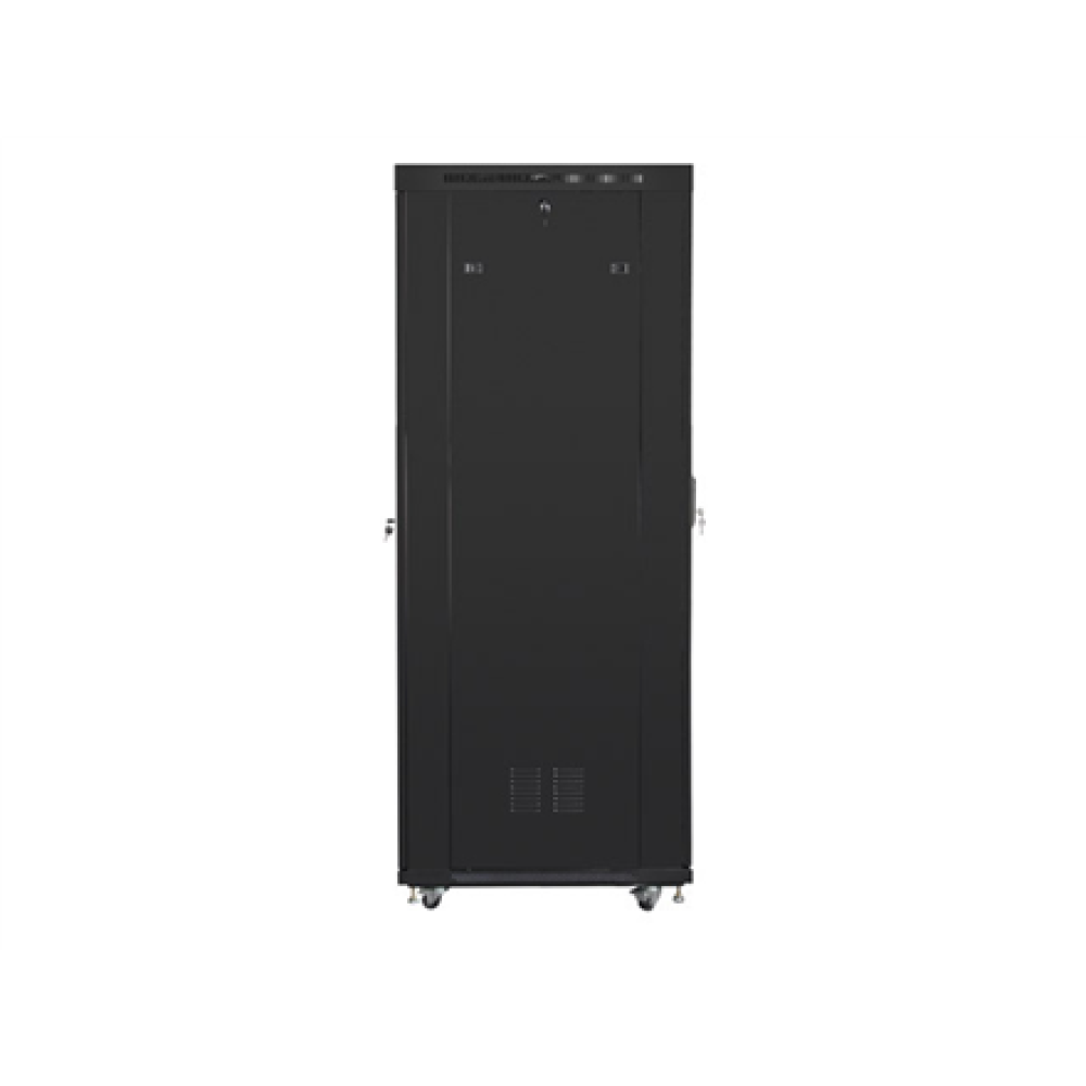 Lanberg , Rack cabinet 19 free-standing 42U/800x1000 (flat pack) with glass door, LCD , FF01-8042-12BL , Black