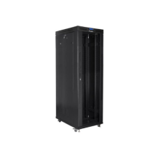 Lanberg Rack cabinet 19 free-standing 42U/800x1000 (flat pack) with glass door lCD V2, black , Lanberg