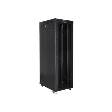Lanberg , Rack cabinet 19 free-standing 42U/800x1000 (flat pack) with glass door, LCD , FF01-8042-12BL , Black