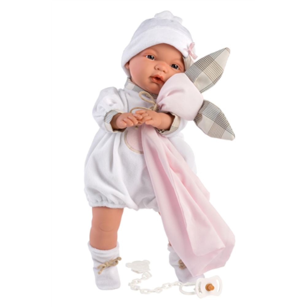 Doll Llorens 38944, 38 cm , Plastic/Textile