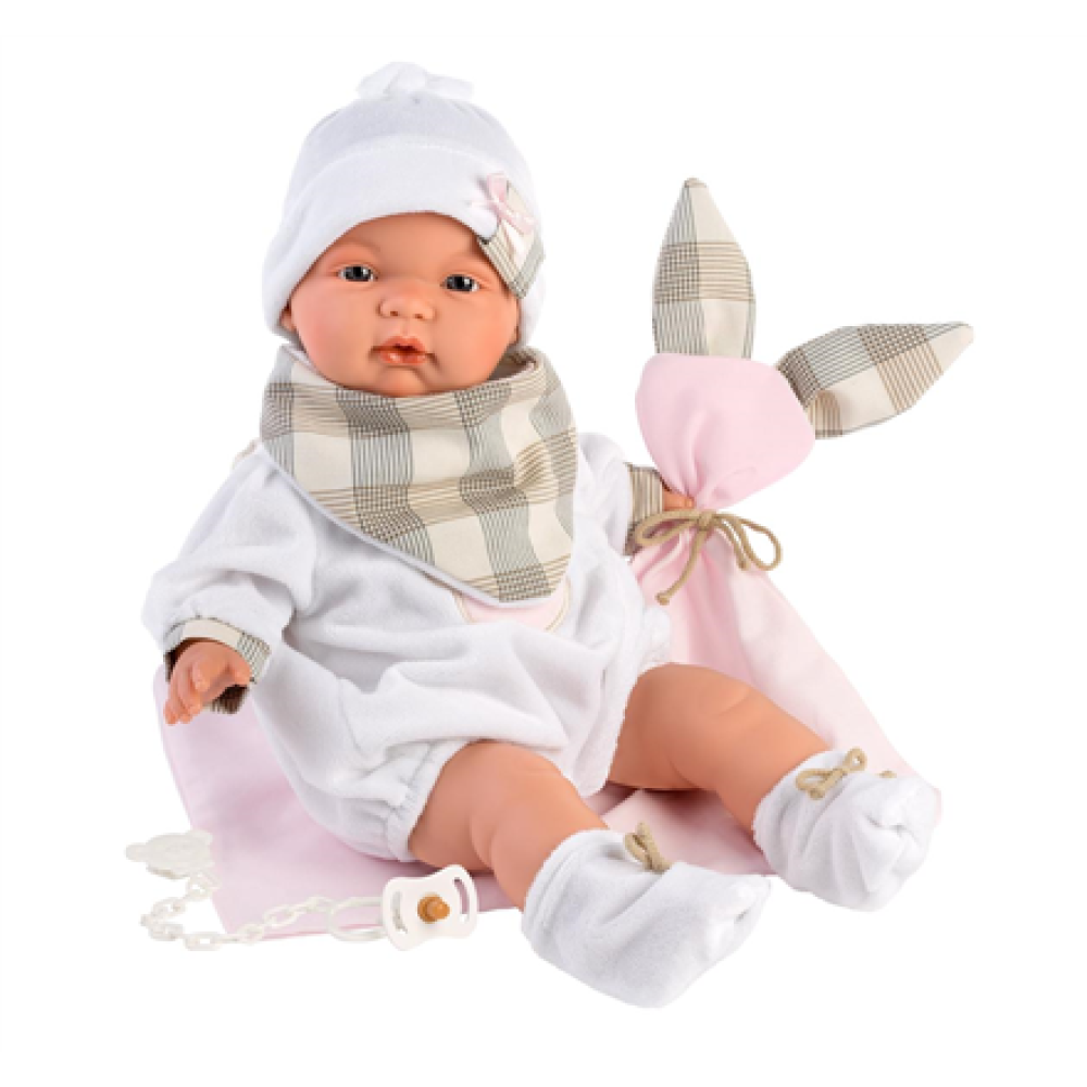 Doll Llorens 38944, 38 cm , Plastic/Textile