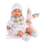 Doll Llorens 38944, 38 cm , Plastic/Textile