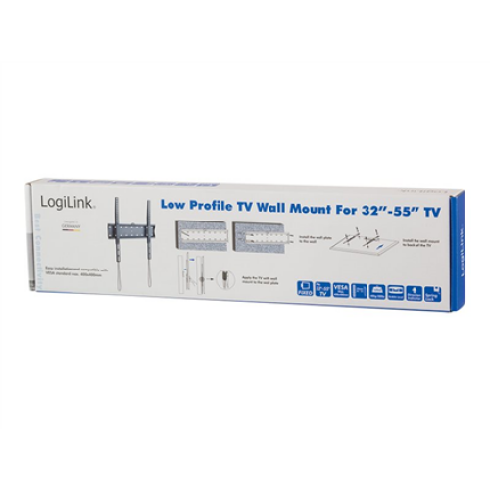 Logilink BP0013 TV Wall mount, 32-55, fix, 25mm , Logilink
