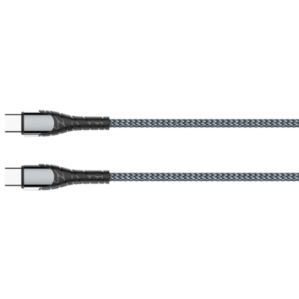 ColorWay Cable Type-C - Type-C (PD Fast Charging 65W) 3.0А, 1m , CW-CBPDCC040-GR